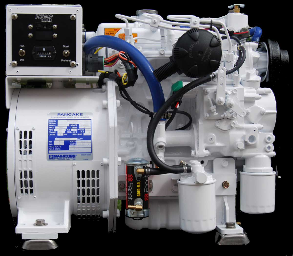 PHASOR K3 8.0KW 8kW Marine Diesel Generator Kubota Engine